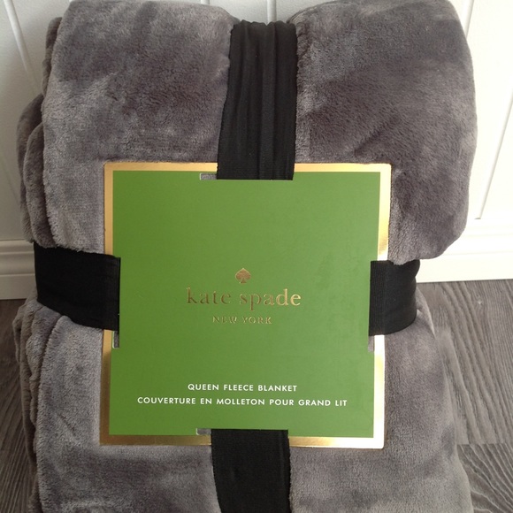 kate spade Bedding Kate Spade Queen Size Fleece Blanket Poshmark